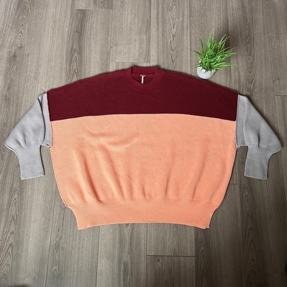 Free People Easy Street Tunic In Peach Combo Size Small